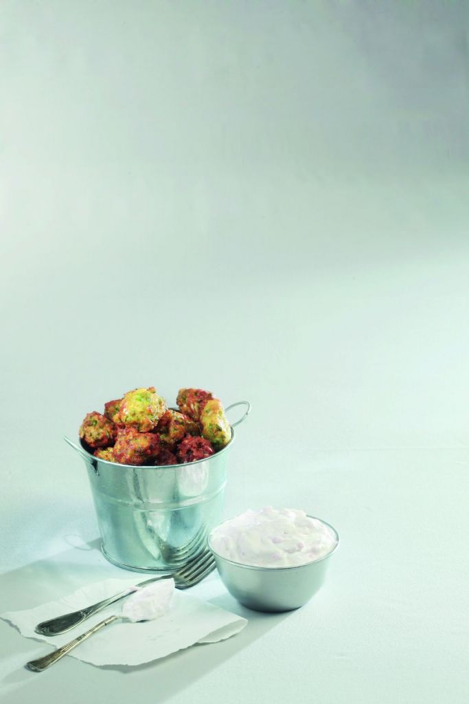 Κολοκυθοκεφτέδες με καλαθάκι Λήμνου