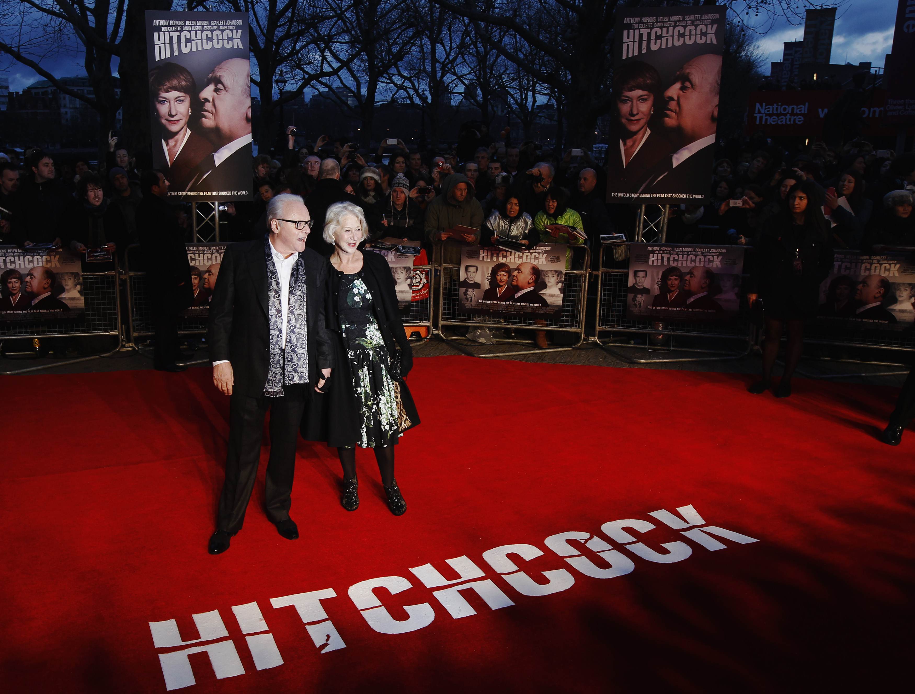 Χόπκινς & Μίρεν στην πρεμιέρα του «Hitchcock»