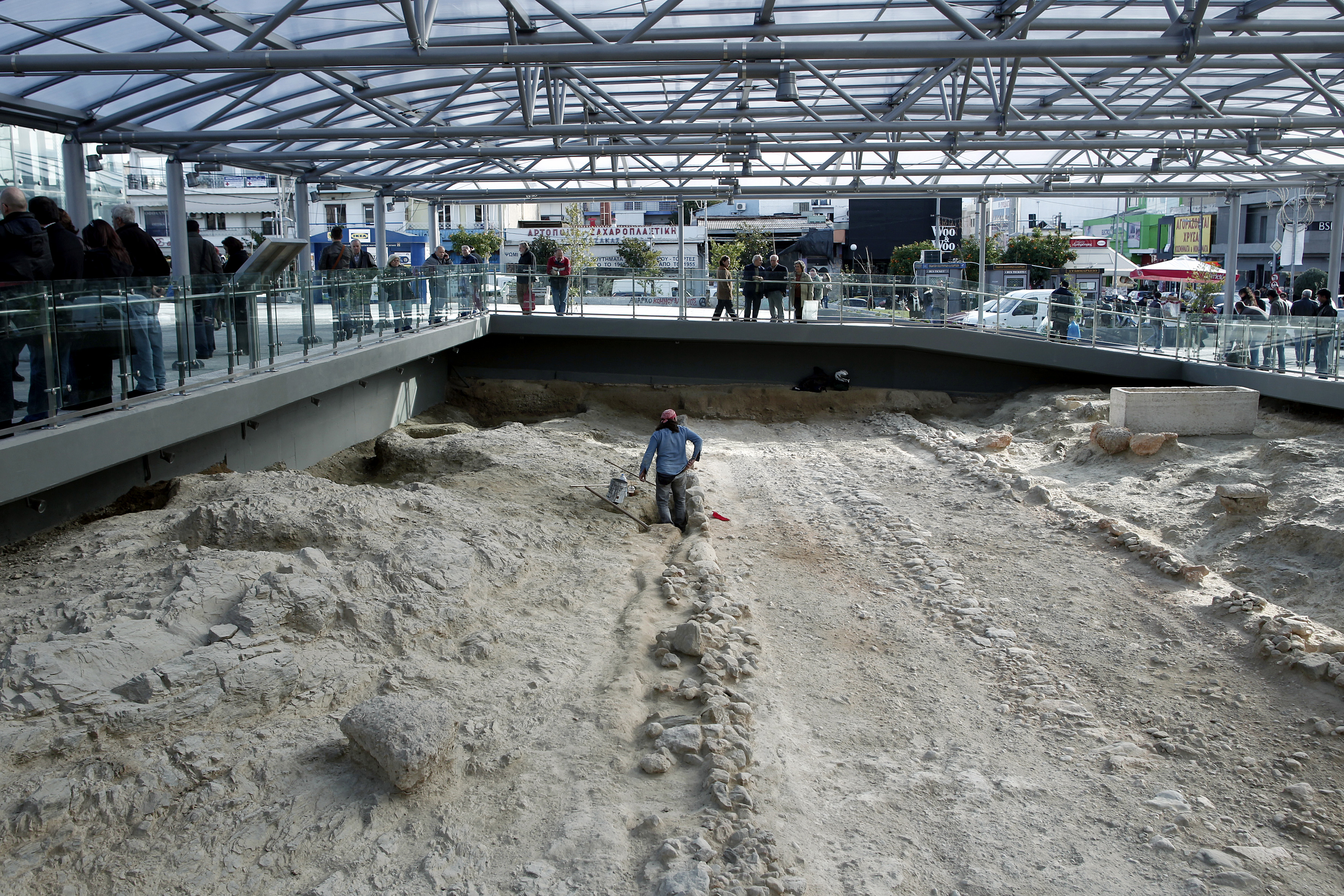 Το μετρό έφερε στο φως την αρχαία Ιερά Οδό