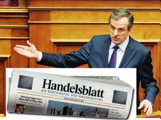 Handelsblatt: «Πολιτικός της χρονιάς» για το 2012 ο Αντώνης Σαμαράς