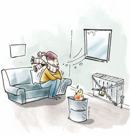 Σε παγωμένα σπίτια ζουν και οι Γάλλοι για οικονομία στη θέρμανση