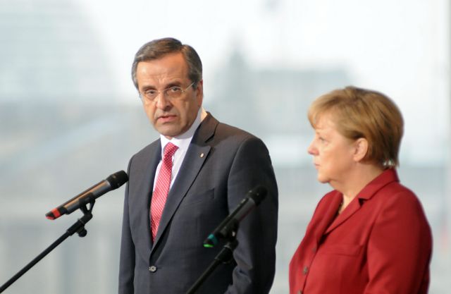 Merkel “impressed” with Samaras’ results in the economy