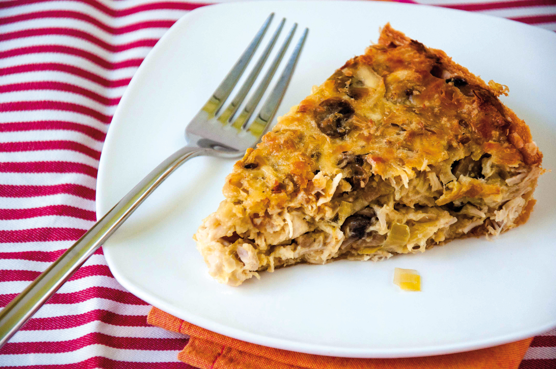 Δίκτυο μαμάδων: Κοτόταρτα με πράσα, μανιτάρια και βρώμη