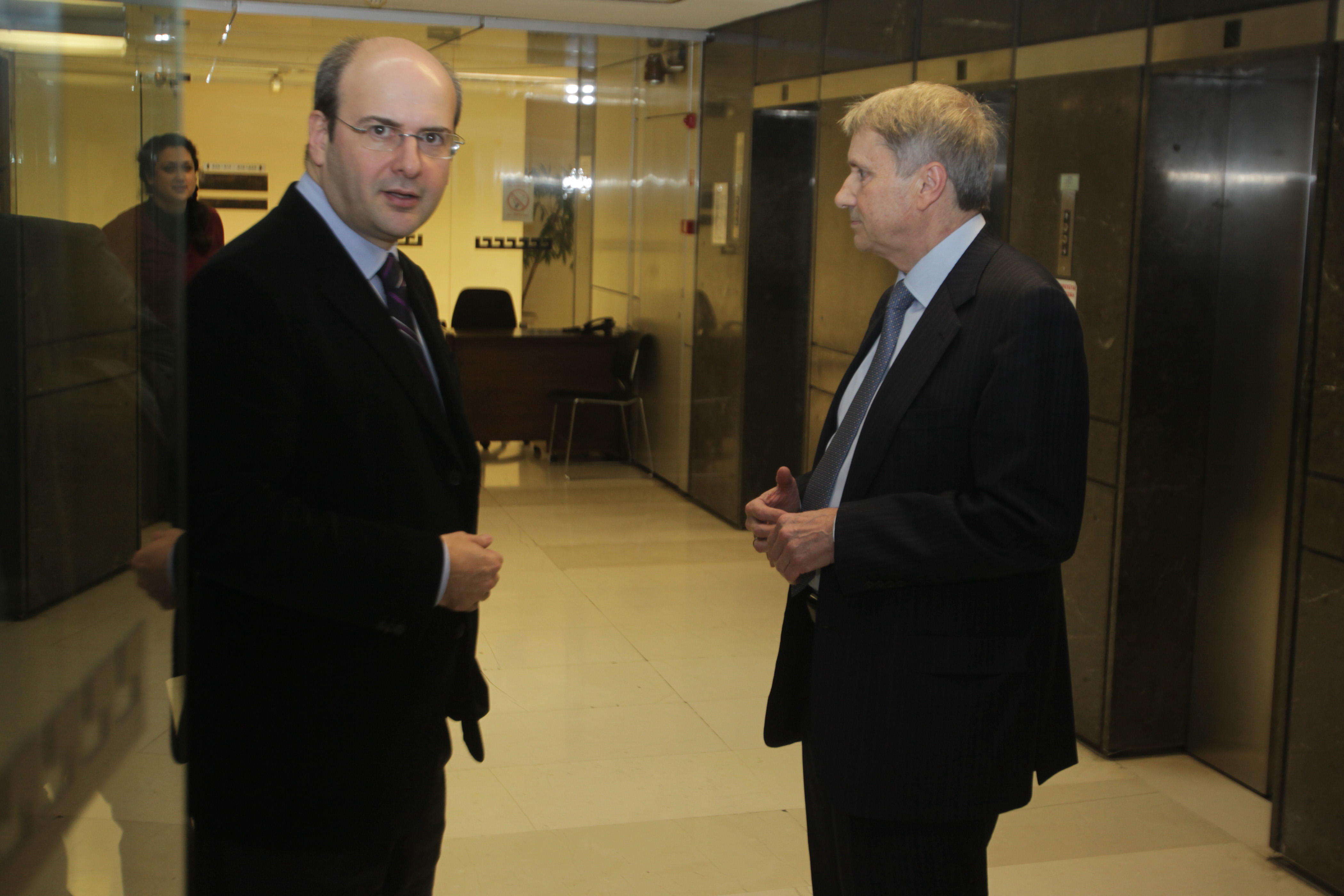 Τα μεγάλα οδικά έργα στην ατζέντα της συνάντησης Χατζηδάκη – Ράιχενμπαχ