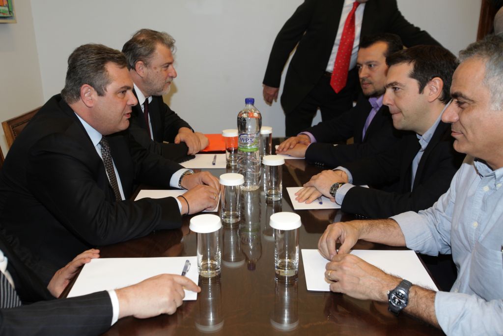 Συμφώνησαν σε συνεργασία οι Τσίπρας – Καμμένος