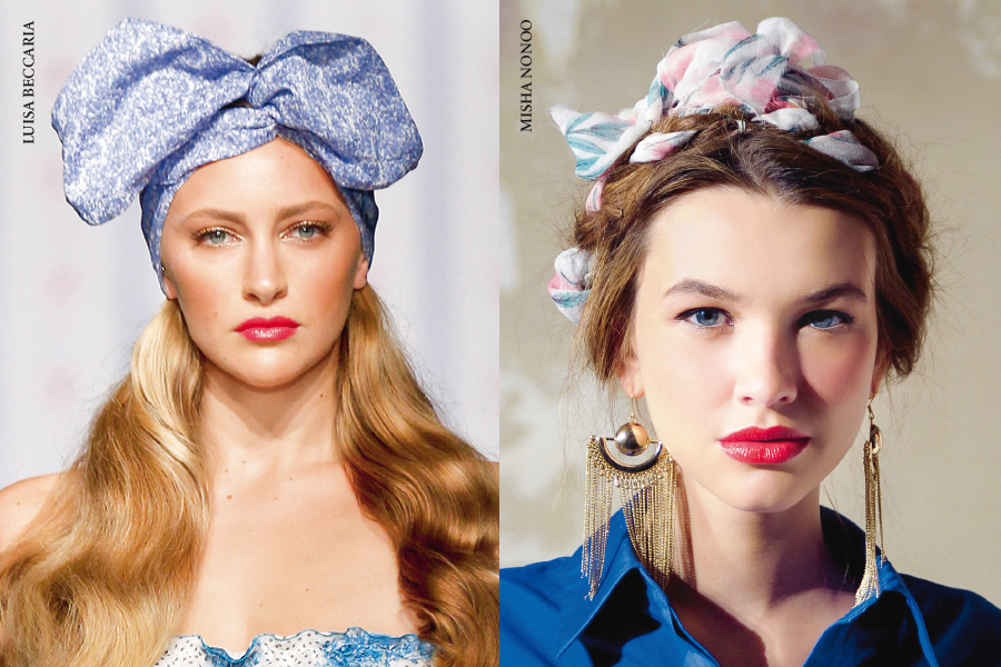 Μαντίλια στο κεφάλι