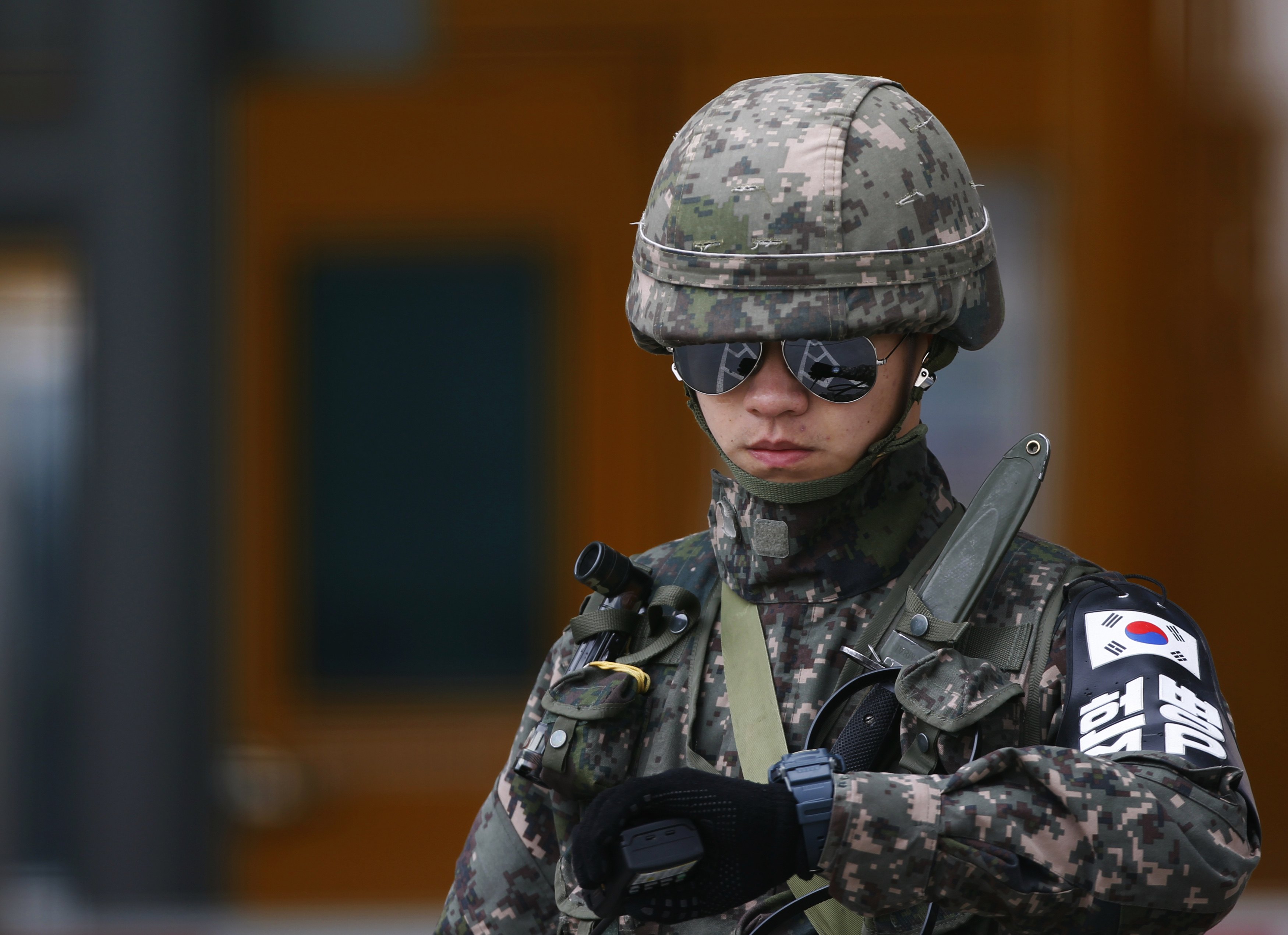 Korean army.