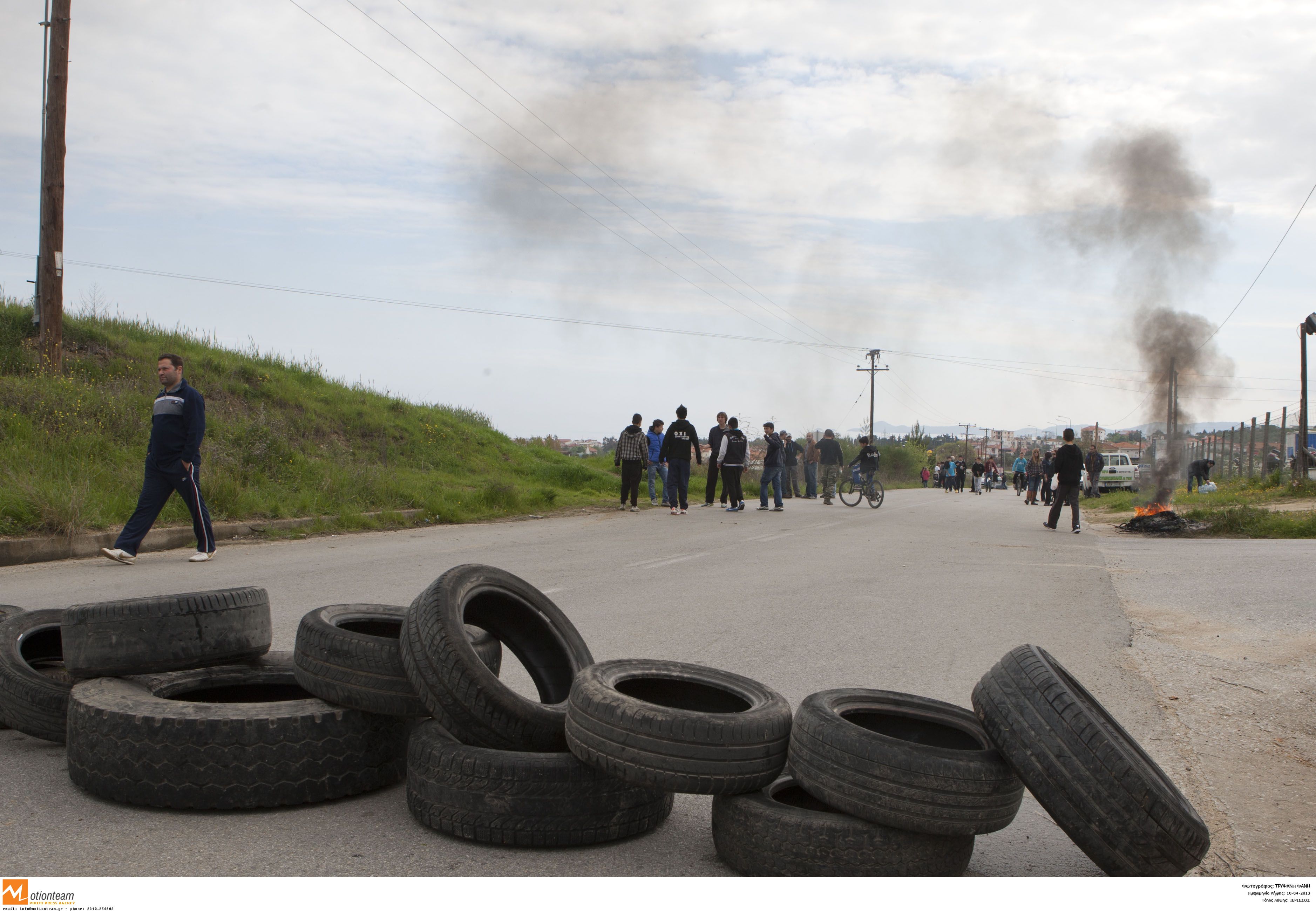 Ιερισσός: Εμπρησμός στο αστυνομικό τμήμα  αλλά και σε οχήματα