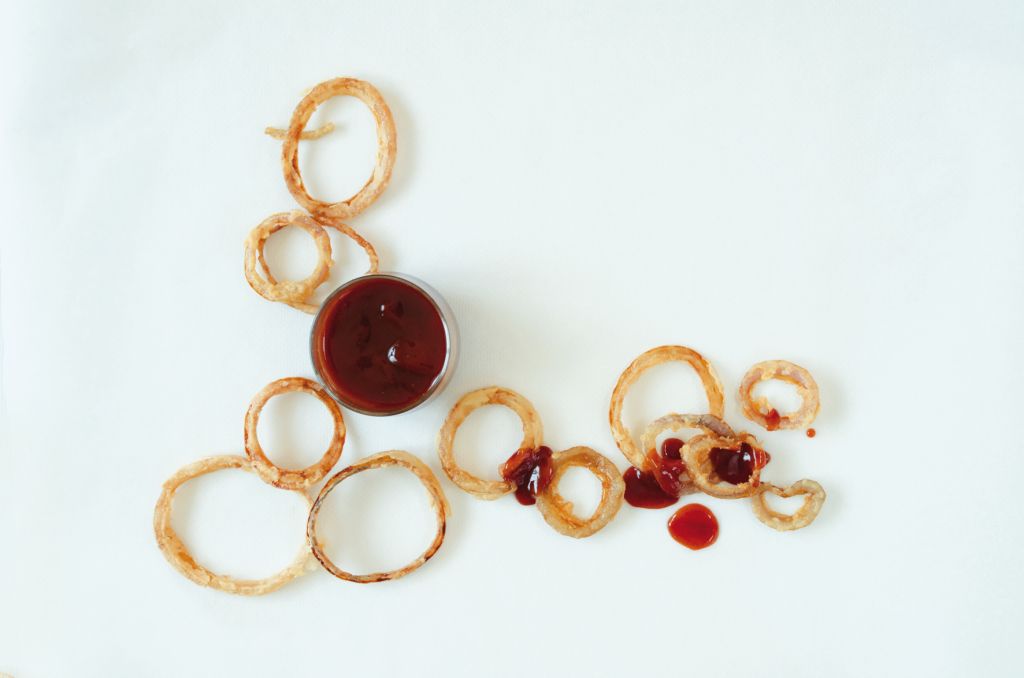 Τραγανά τηγανητά κρεµµύδια