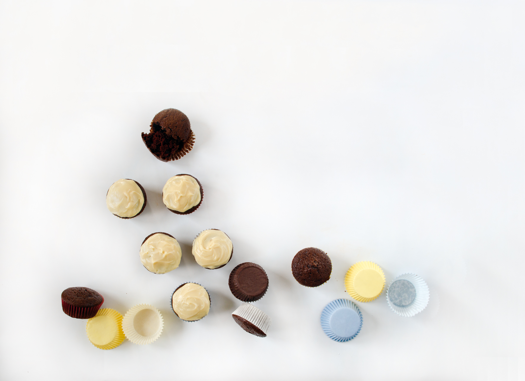 Cupcakes µε µαύρη µπίρα