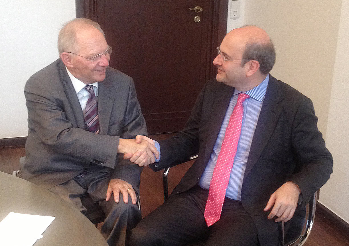 Το Ελληνικό Επενδυτικό Ταμείο θέμα της συνάντησης Χατζηδάκη – Σόιμπλε