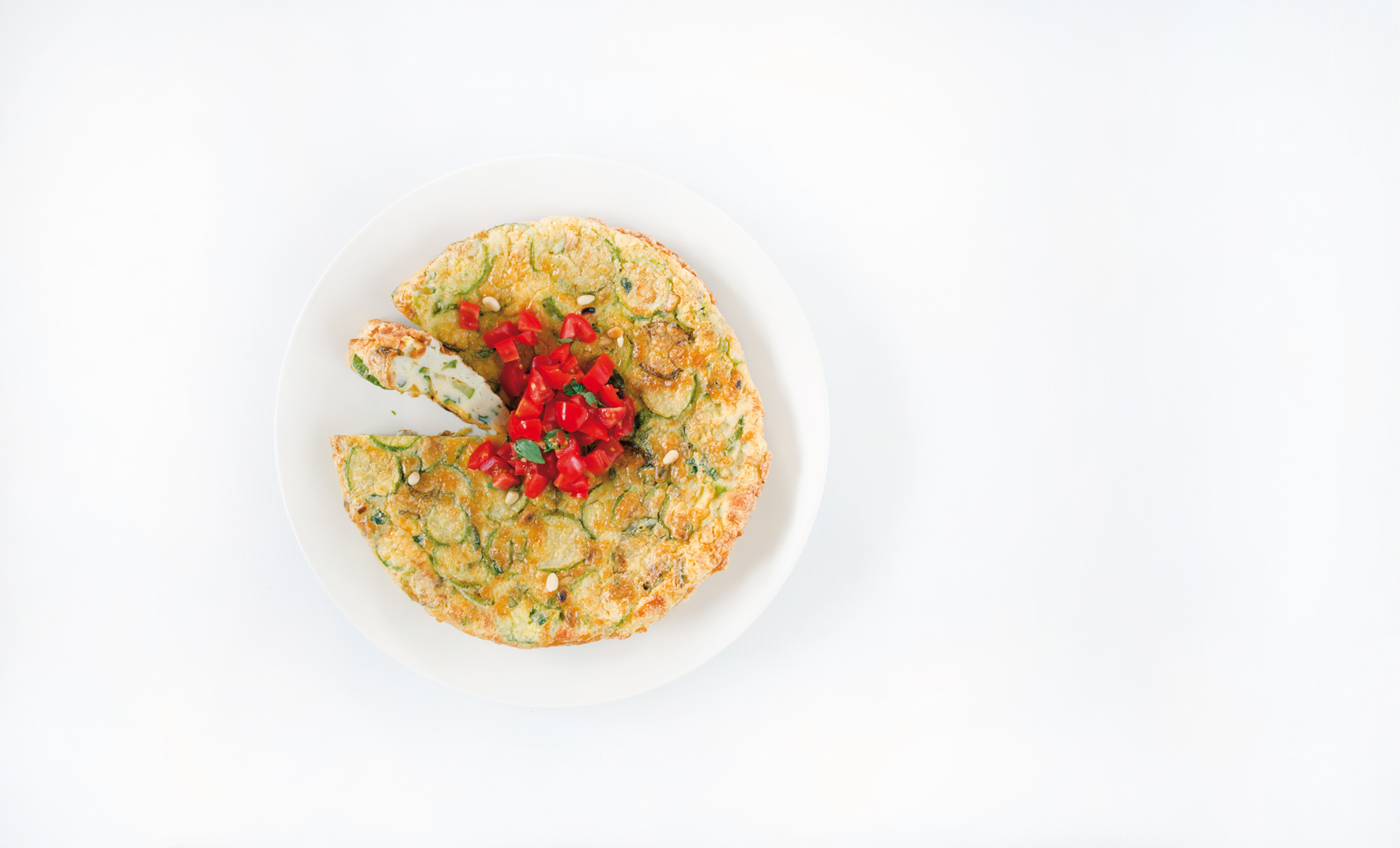 Οµελέτα φούρνου µε κολοκυθάκια