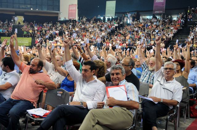 Tsipras elected president of newly-reformed SYRIZA