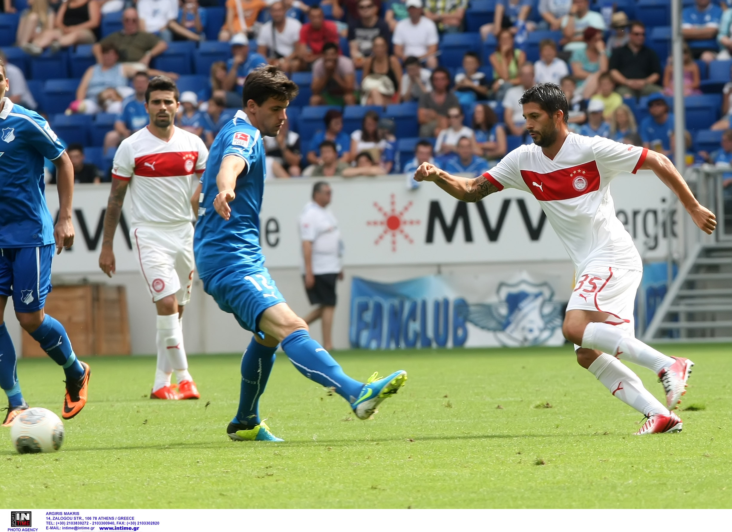 Ηττα με 4 -1 για τον Ολυμπιακό από την Χοφενχάιμ