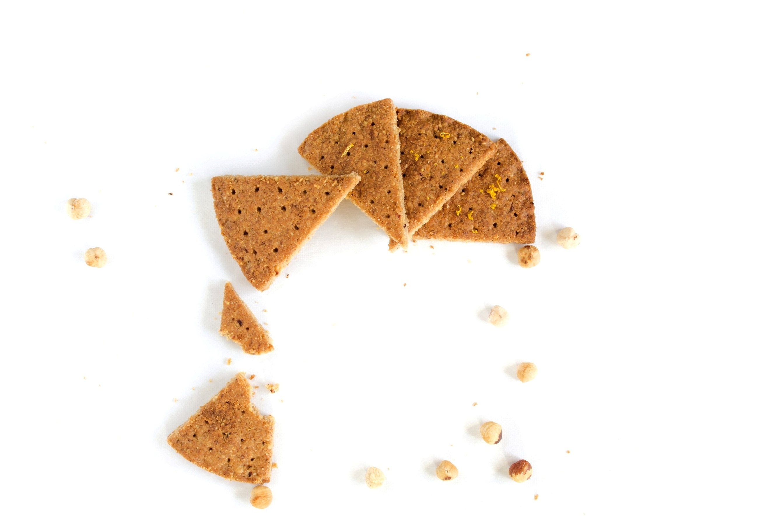 Μπισκότα από ψίχα φουντουκιού