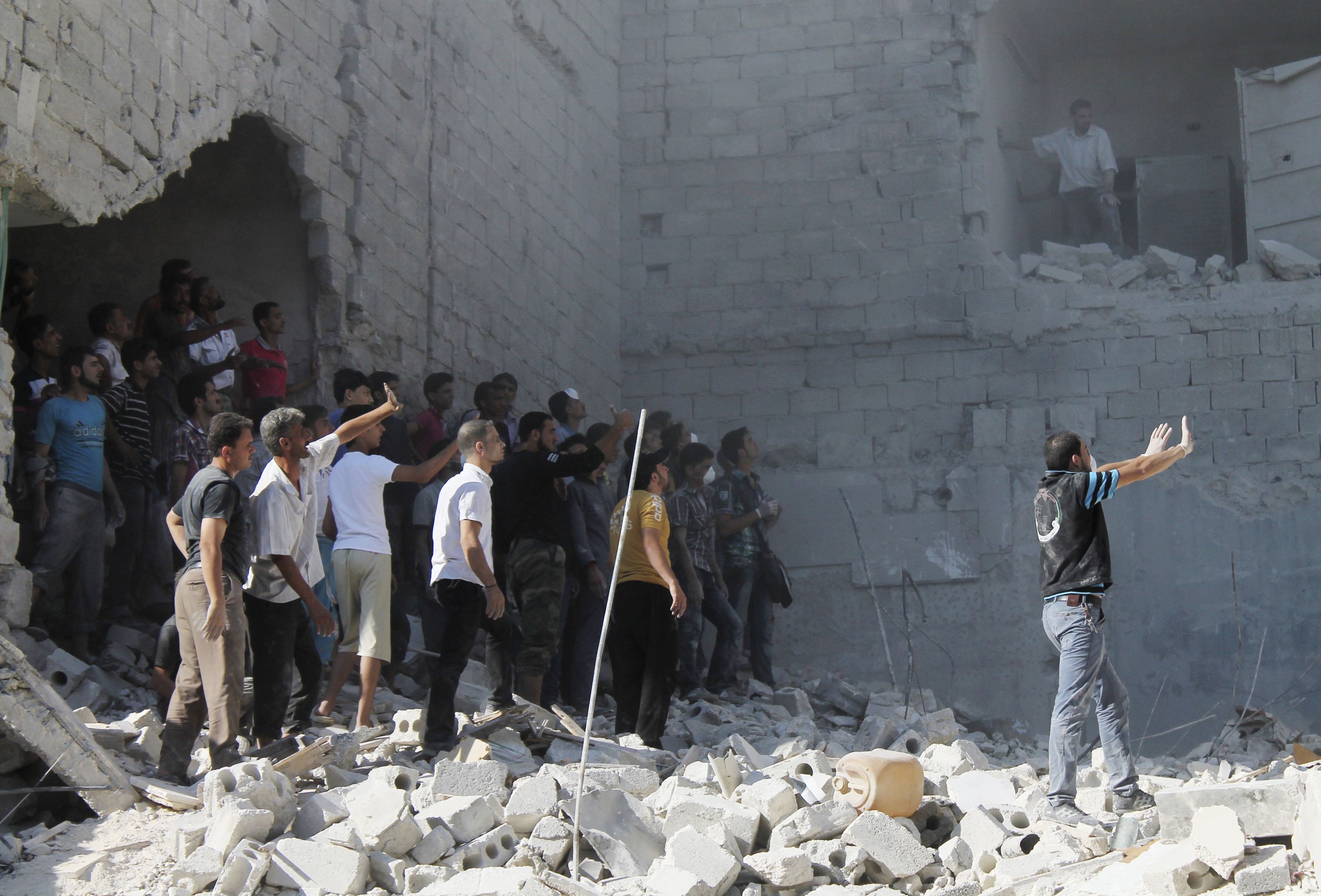 Συρία: Οβίδες στην Παλαιά Πόλη της Δαμασκού