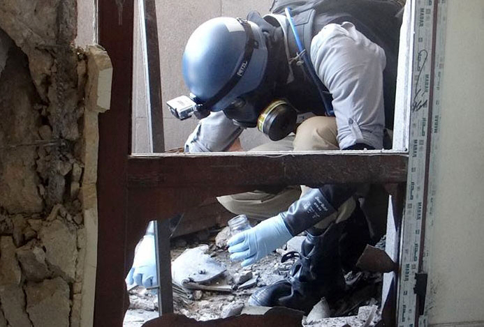 O OHE βλέπει χρήση χημικών όπλων και από το καθεστώς στη Συρία