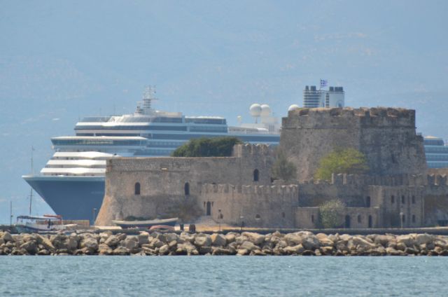 Greece is the third most popular cruise ship destination in Europe