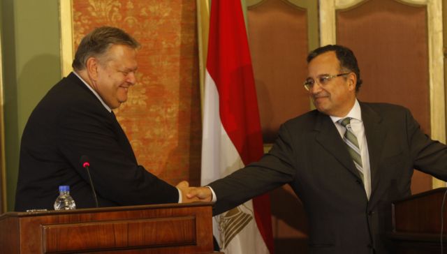 Venizelos and Fahmy to begin EEZ negotiations