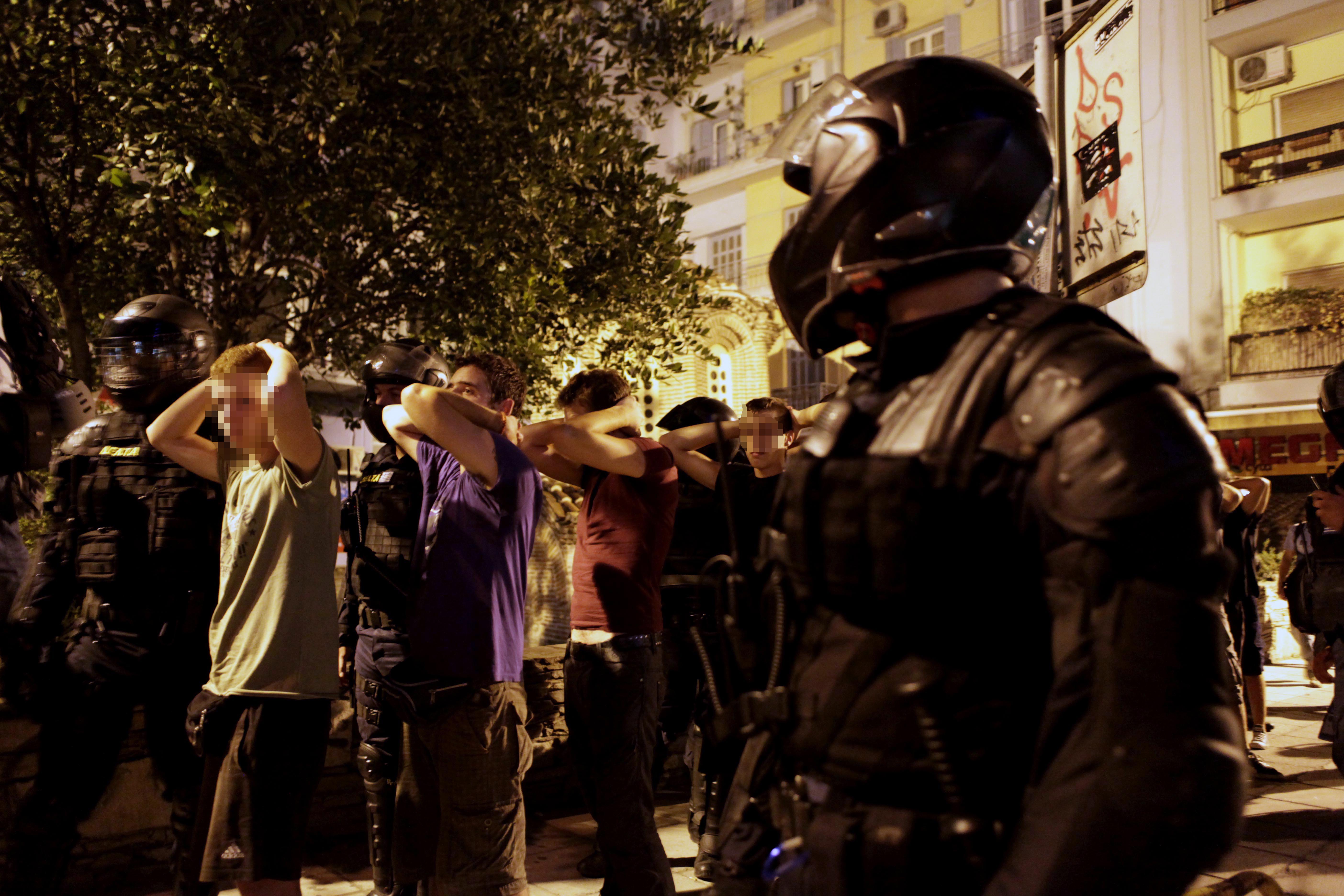 Αφέθηκαν ελεύθεροι οι συλληφθέντες της Θεσσαλονίκης