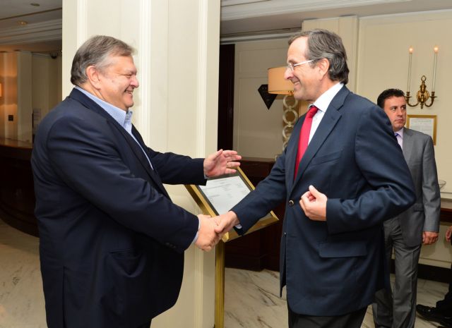 Samaras and Venizelos arrange to meet ahead of troika arrival