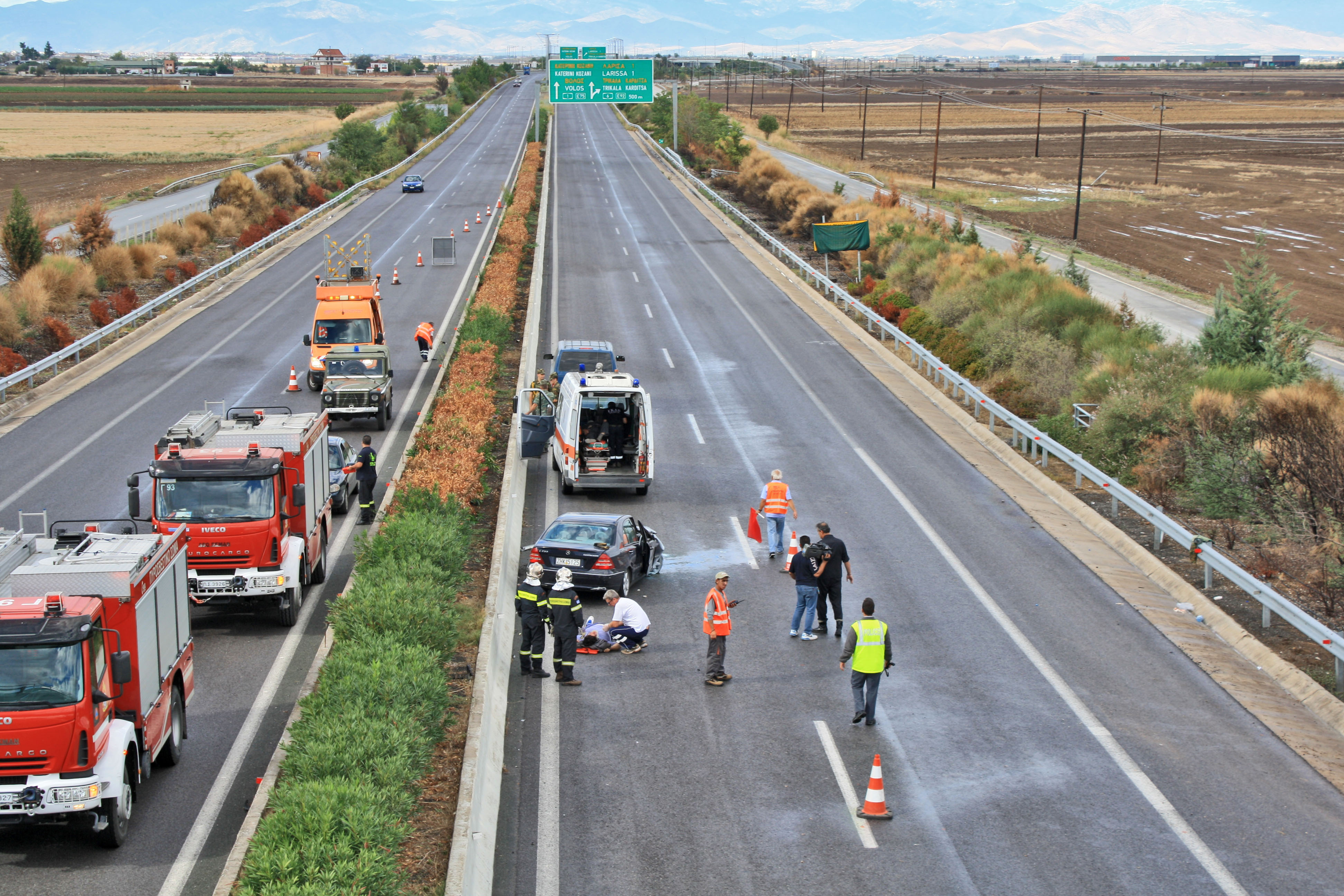 Δυστύχημα με όχημα της Στρατονομίας – Ενας επιβαίνων νεκρός
