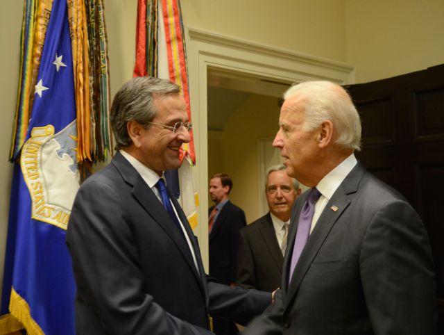 Σαμαράς – Μπάιντεν: Συνομιλία για την σταθερότητα στην περιοχή