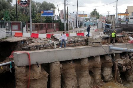 Έργα αποκατάστασης των καταστροφών από τις πλημμύρες στο Καματερό