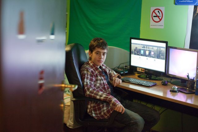 Νίκος Αδάμ, σαΐνι στους υπολογιστές ετών 12