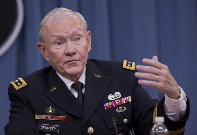 Commander of American Armed Forces Gen. Dempsey visits Athens