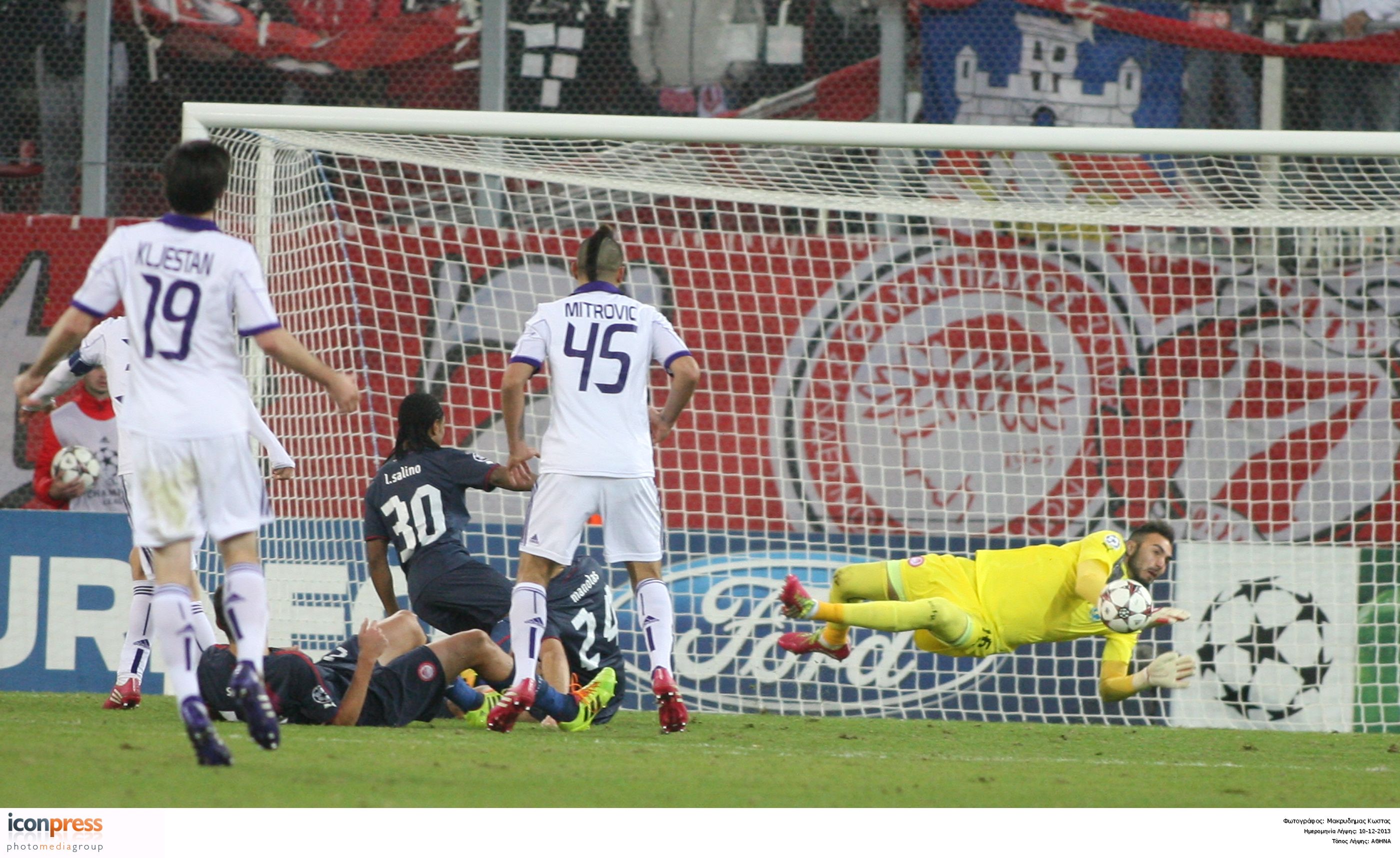 Τσάμπιονς Λιγκ: Ολυμπιακός – Αντερλεχτ (3 – 1)