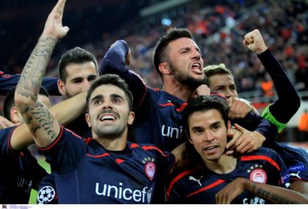 Champions League: Olympiacos qualifies to next round
