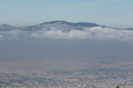 «Φουντώνει» το Σαββατοκύριακο η αιθαλομίχλη στην Αττική