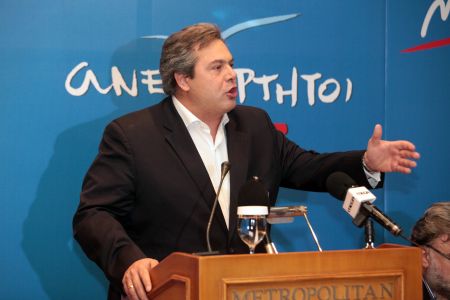 ΑΝΕΛ: Από την Κρήτη ξεκίνησε τον προεκλογικό αγώνα ο Π.Καμμένος