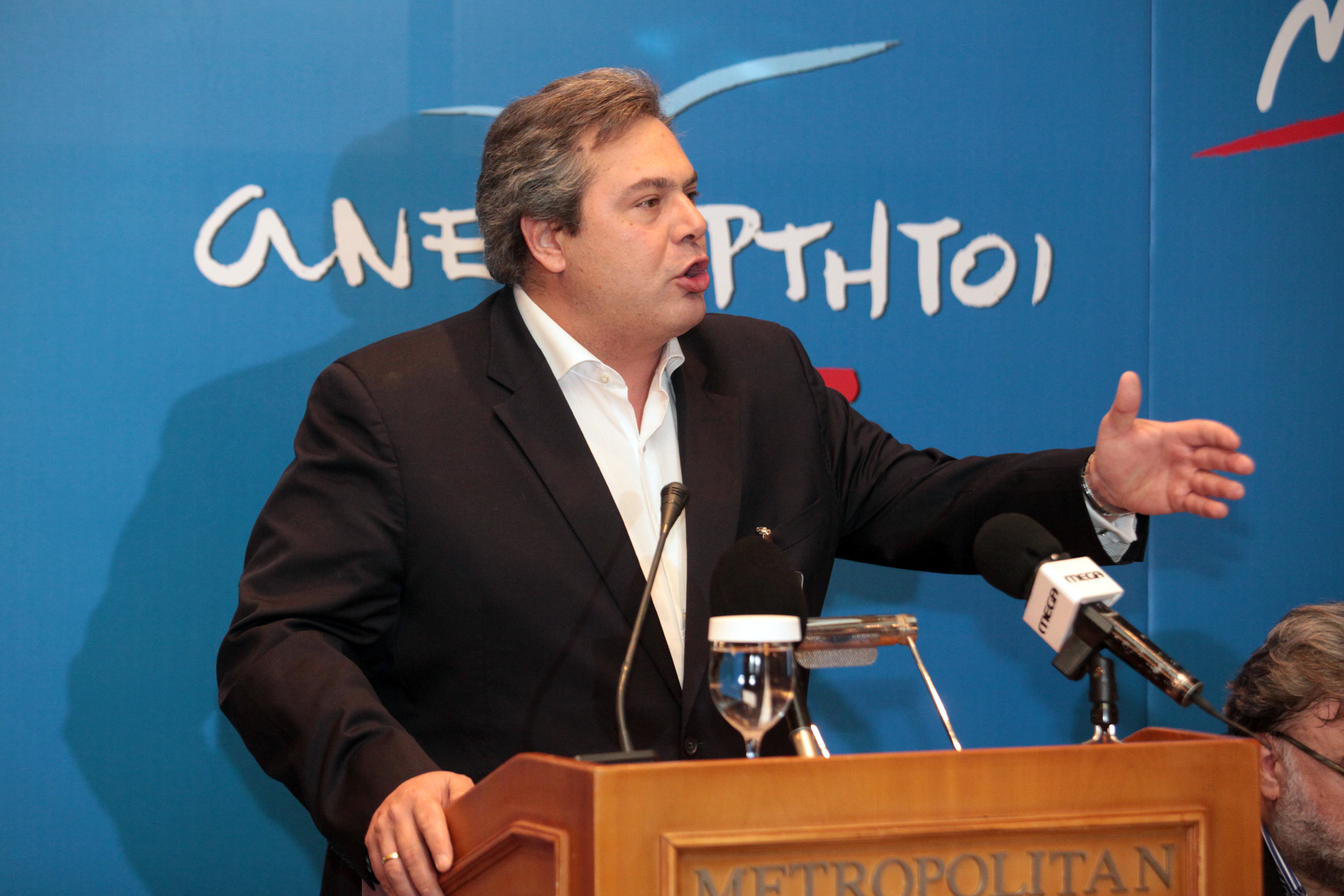 ΑΝΕΛ: Από την Κρήτη ξεκίνησε τον προεκλογικό αγώνα ο Π.Καμμένος