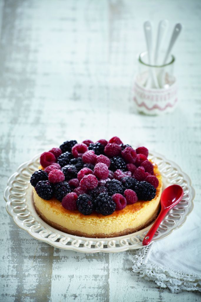 Τσιζκέικ με φρούτα του δάσους