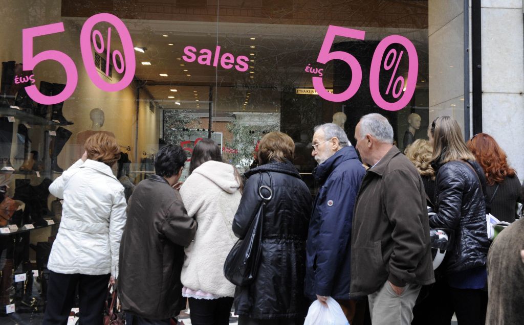 Πτώση 6,7% σημείωσε ο τζίρος στο λιανικό εμπόριο το Δεκέμβριο