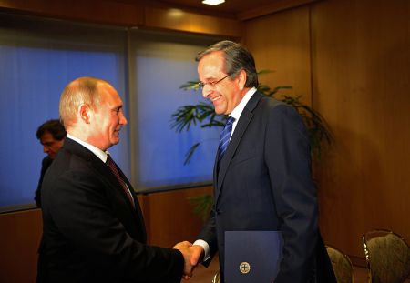 Για επενδύσεις συζήτησαν Σαμαράς – Πούτιν στις Βρυξέλλες