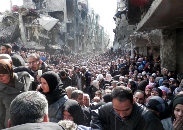 Το δράμα παλαιστινίων προσφύγων της Δαμασκού στο Συριακό Εμφύλιο