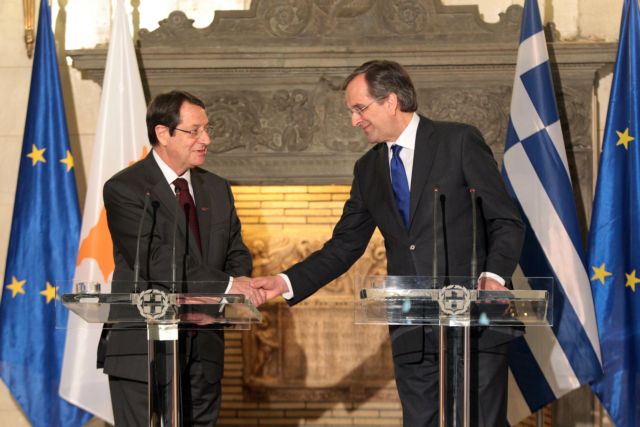 Meeting between PM and Cypriot President Anastasiadis concludes