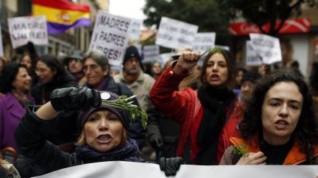 Νέα διαδήλωση στη Μαδρίτη κατά της απαγόρευσης των αμβλώσεων