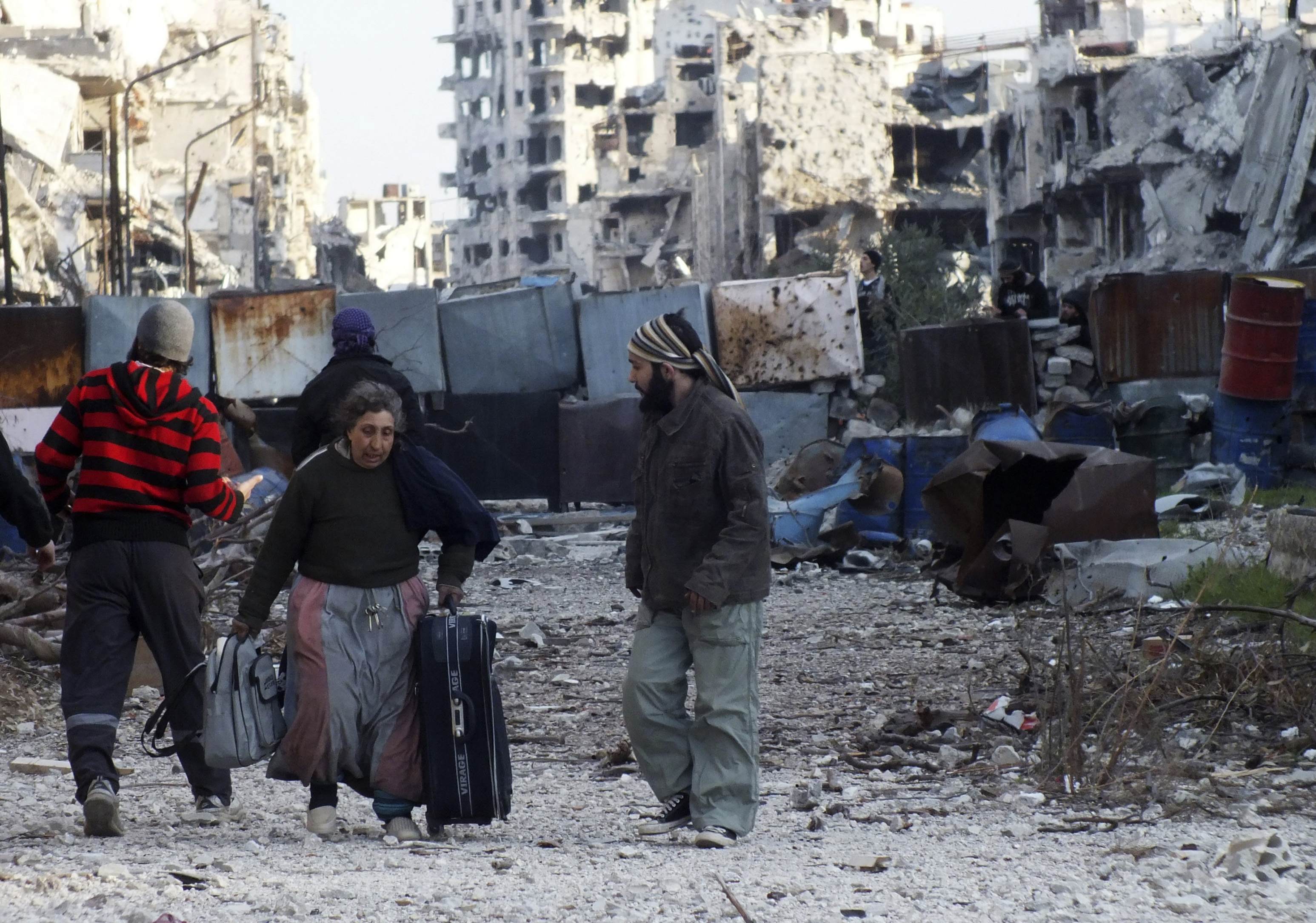 Χομς: Εκατοντάδες άμαχοι κρατούνται μετά την απομάκρυνση