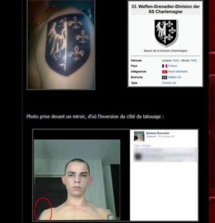 Γαλλία: Απέκλεισαν υποψήφιο της Ακροδεξιάς με ναζιστικό τατουάζ