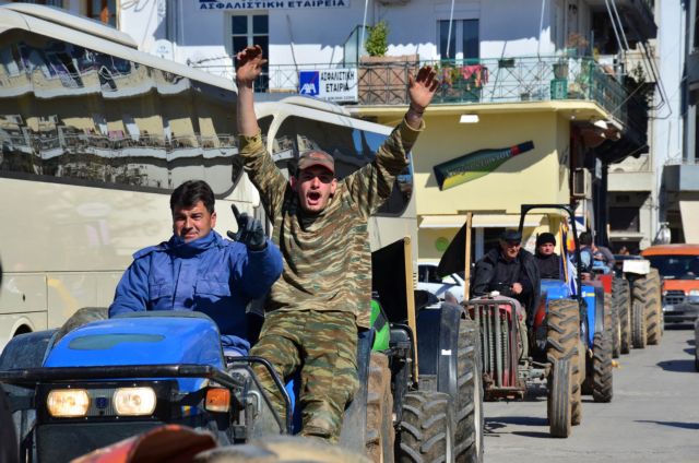 Farmers hold demonstration in Athens city center at noon today