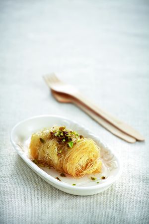 Κανταΐφι με φιστίκια Αιγίνης