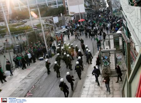 Κλειστή η Λ.Αλεξάνδρας λόγω συγκέντρωσης οπαδών του Παναθηναϊκού