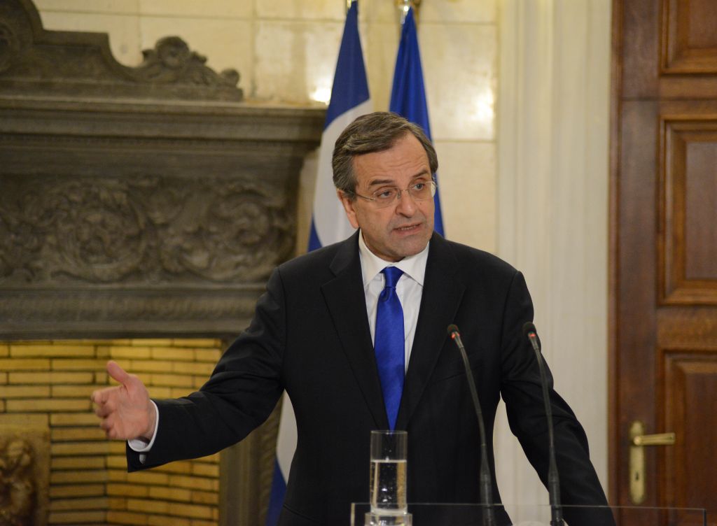 Να στηρίξουν Αρη και Κουμουτσάκο ζητά ο Σαμαράς και καταρτίζει το ευρωψηφοδέλτιο