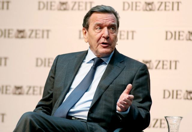 Schröder argues that including Greece in the euro was the ‘right decision’
