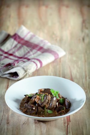 Τηγανιά με αρνίσια συκωταριά