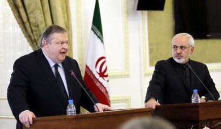 Συνάντηση Βενιζέλου με τον ιρανό ΥΠΕΞ Μοχάμαντ Τζαβάντ Ζαρίφ